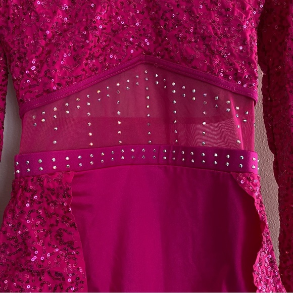 Weissman Crazy What Love Can Do 14913 Sequin Jazz Solo Dance Ice Skating Costume - Picture 4 of 12